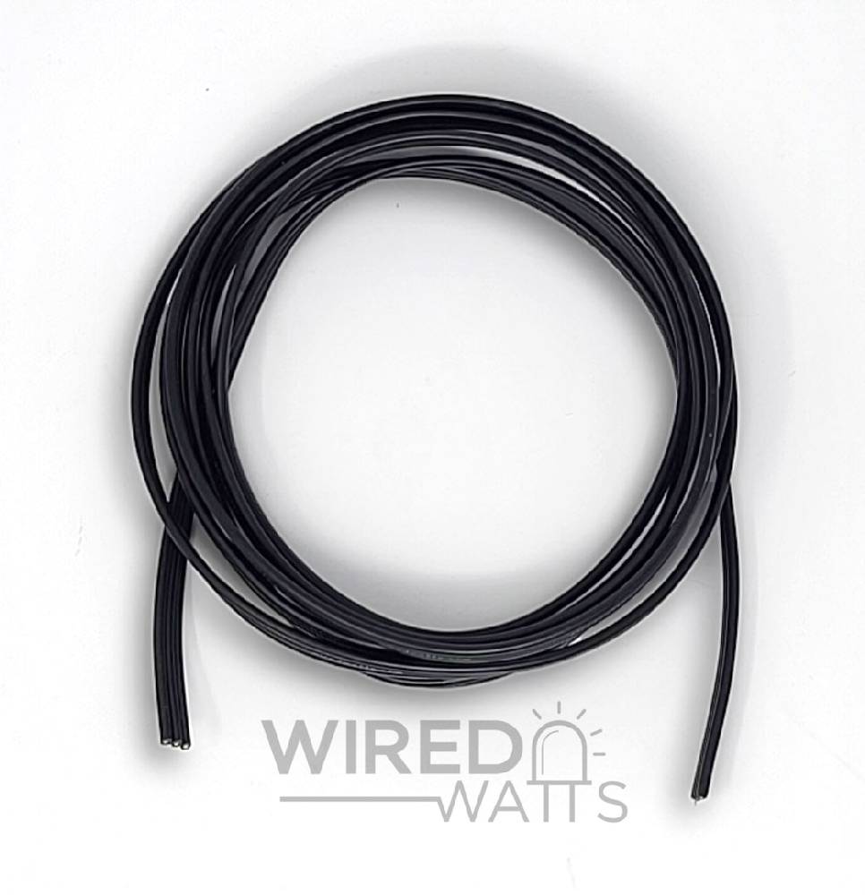 3 Core 18 AWG Flat Bulk Wire by the Foot