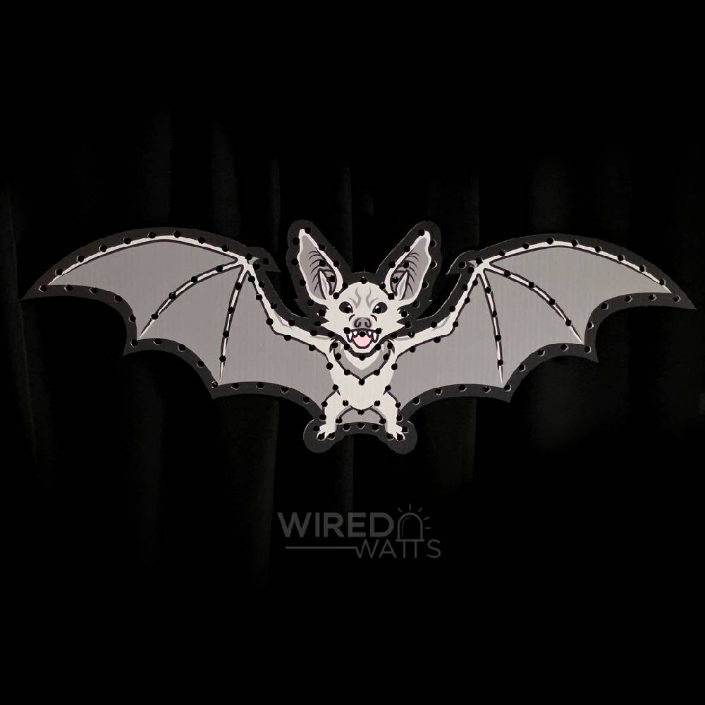 Fang the Vampire Bat Static Grey