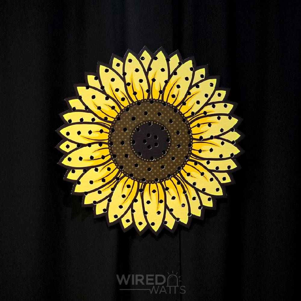 Small Sunflower 23 Inch Spinner