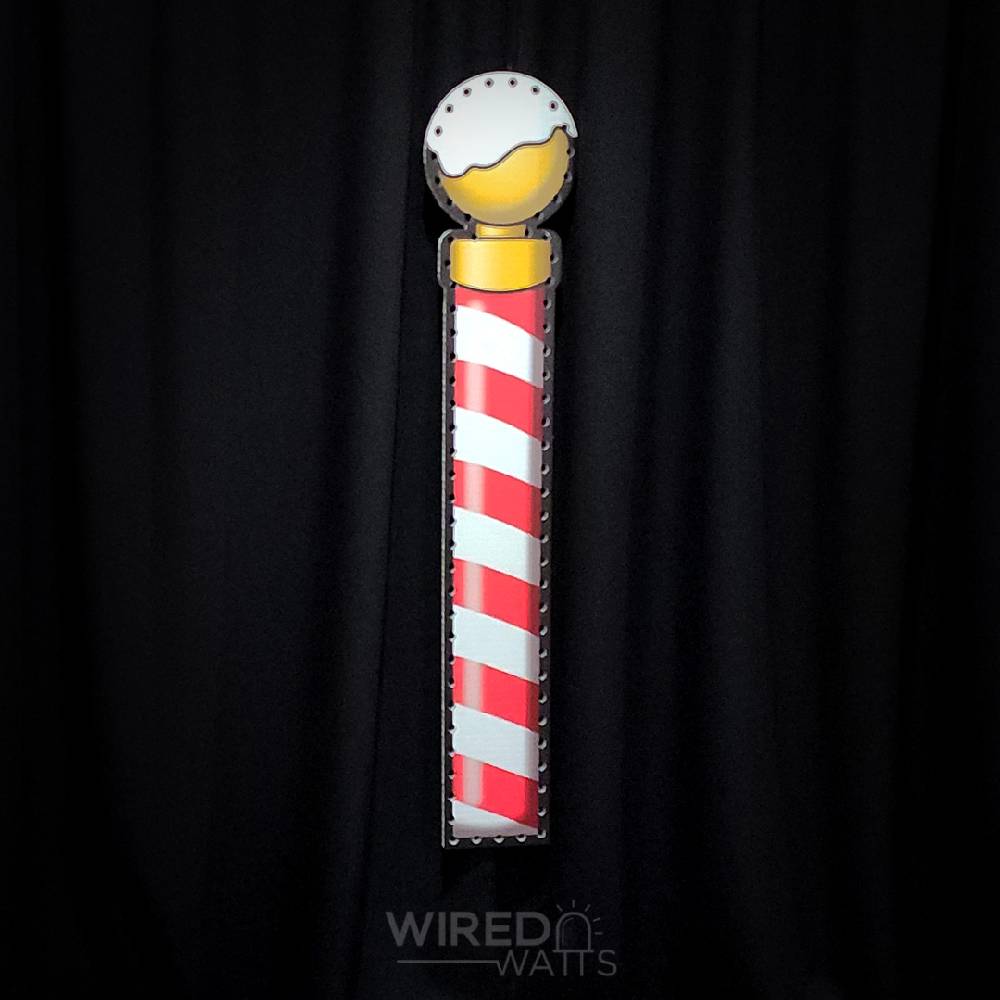 North Pole with Snowy Gold Top