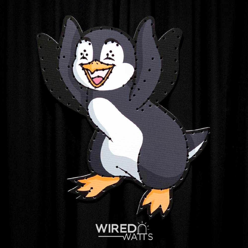 Chip the Waving Penguin