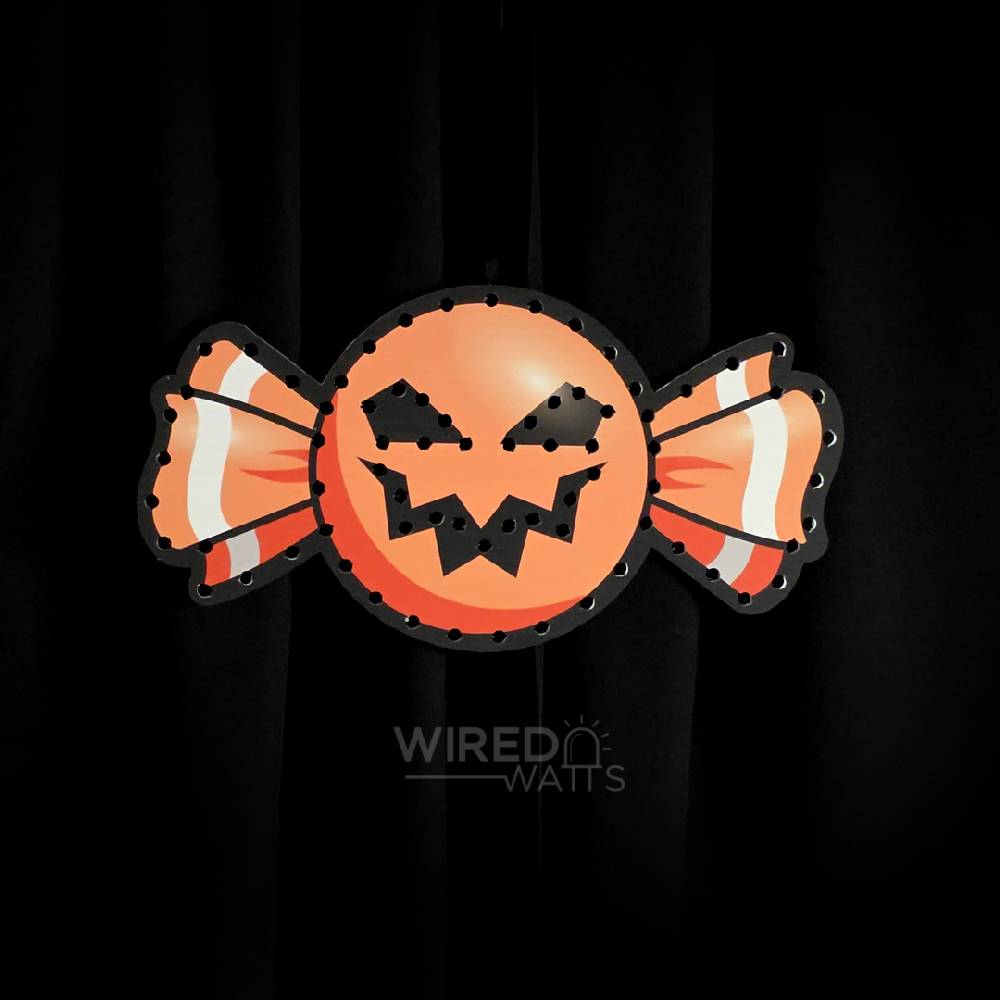 Orange Jack-o-Lantern Candy