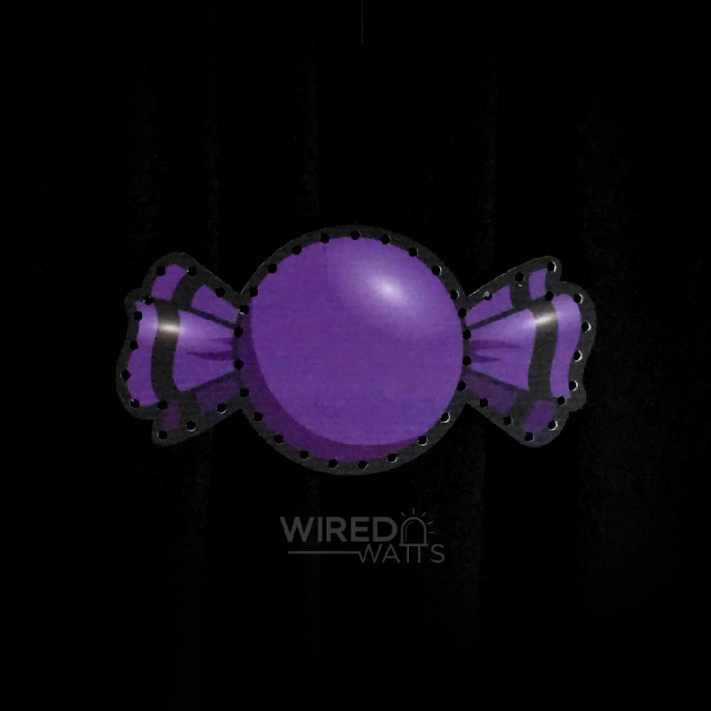 Purple Round Candy