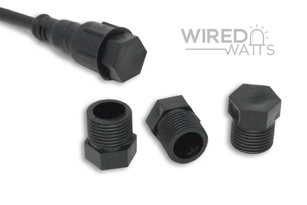 xConnect Female Black End Cap