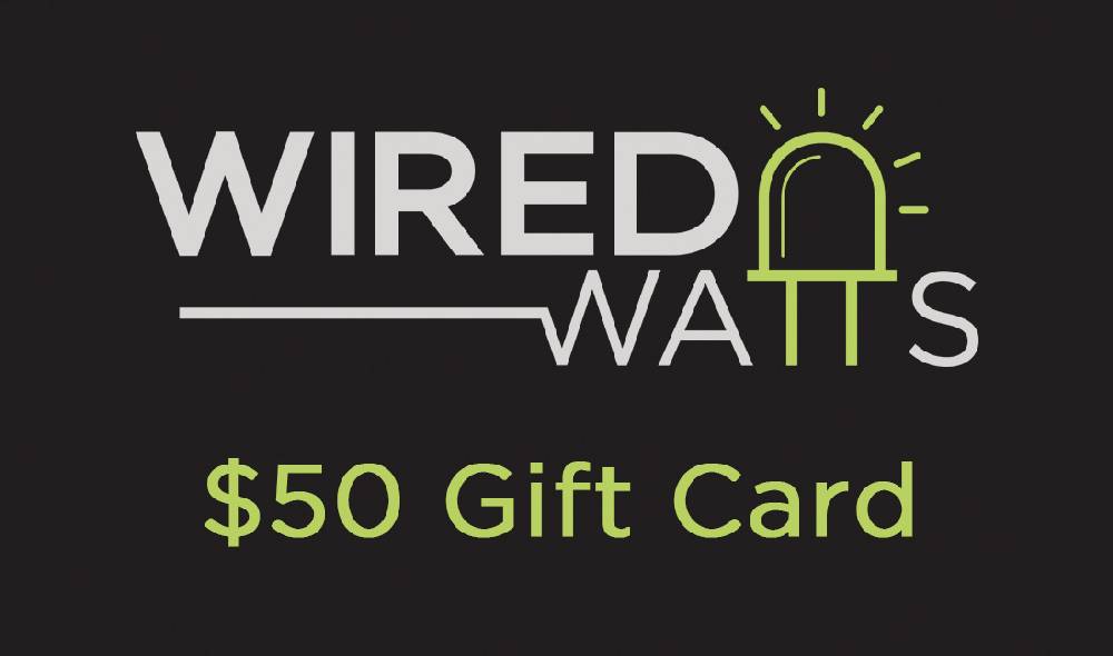 Wired Watts $50 Gift Card - Image 1