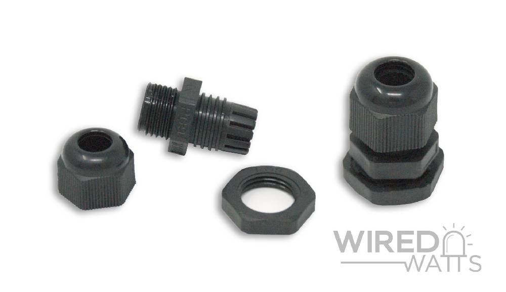 9001ccc Cable Gland Washers,Black Stk Packs of 5 WASHER TO SUIT PG9 GLAND 