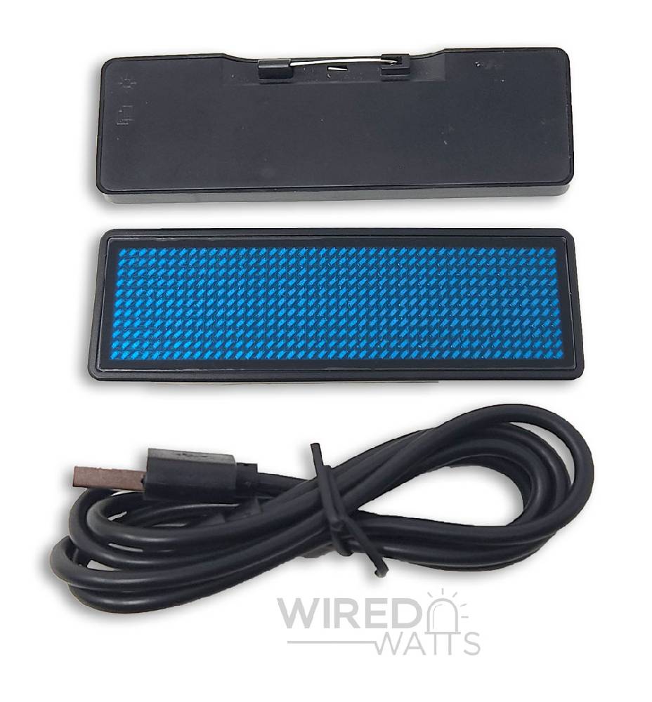 Bluetooth LED Name Badge