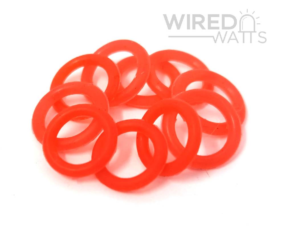 10 Pack of Rubber O-Rings for Pigtails and Extensions