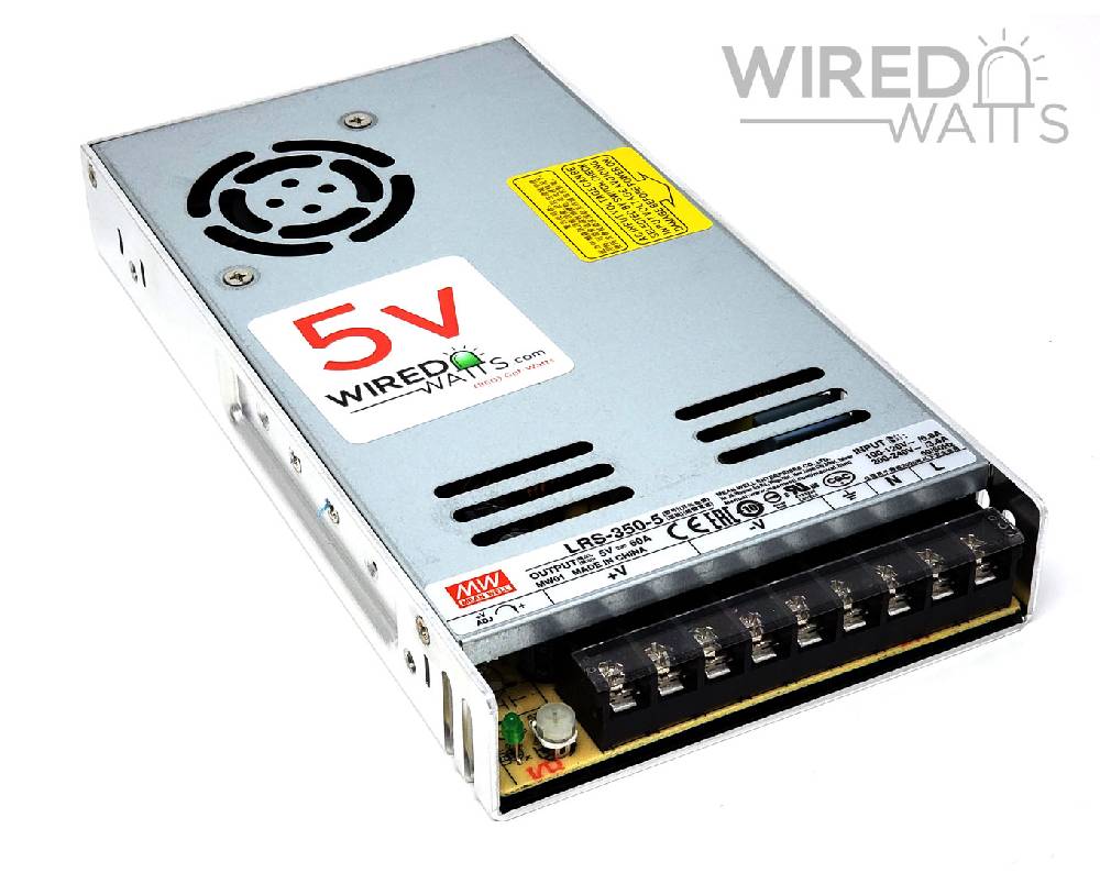 Meanwell LRS-350-5 5v 300w AC to DC Switching Power Supply - Image 1
