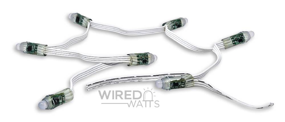 Repair Smart 12v 7ct Icicle Node Pixels White Wire Raw Ends