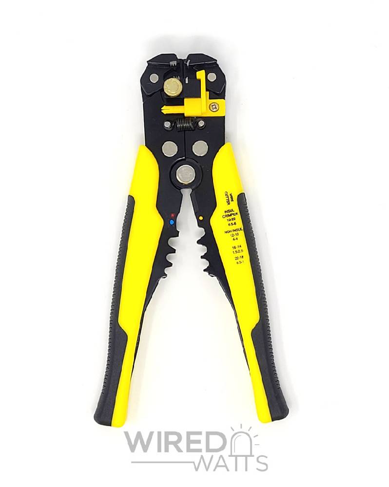 Wire Stripper, Cutting, and Crimping Combo Tool - Image 1