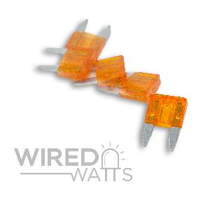 5 Pack of 5 Amp Mini Blade Fuses - Image 1