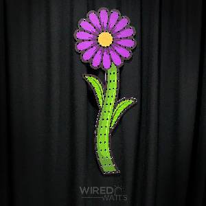 Large Daisy Flower Purple - Image 1