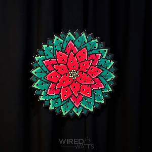 Small Poinsettia 23 Inch Spinner - Image 1