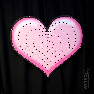 Medium Pink Heart 36