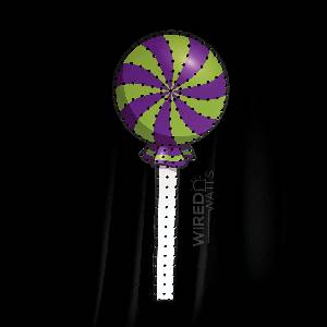 Green and Purple Lollipop - Image 1