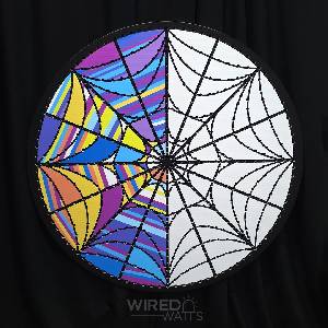 Nevermore Stained Glass 46 Inch Spinner - Image 1