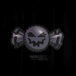 Grey Jack-o-Lantern Candy - Image 1