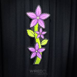 Large Star Flower Purple - Image 1