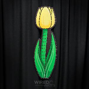 Large Tulip Flower Yellow - Image 1