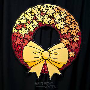 Autumn Wreath 45 Inch Spinner - Image 1