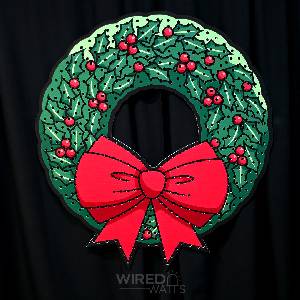 Christmas Wreath 45 Inch Spinner - Image 1