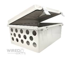 NBF-32022 by Bud Industries Weatherproof Enclosure Precision Cut 14 RJ45 Holes - Image 1