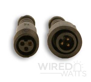10 Foot 3 Core Extension Black Ray Wu Connector - Image 2