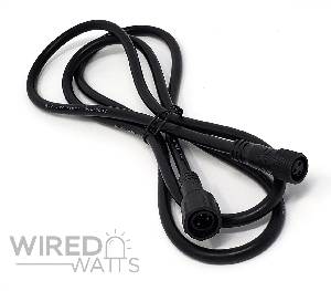 10 Foot 3 Core Extension Black DIY or LOR Connector - Image 1