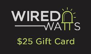Wired Watts $25 Gift Card - Image 1