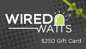 Wired Watts $250 Gift Card - Image 1
