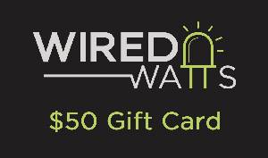 Wired Watts $50 Gift Card - Image 1