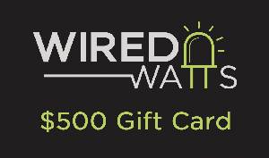 Wired Watts $500 Gift Card - Image 1