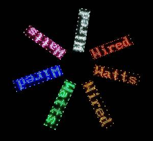 Bluetooth LED Name Badge Green - Image 3