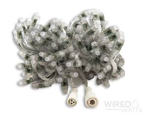Smart Icicles 12v 105ct Bullet Node Pixels White Wire xConnect - Image 1